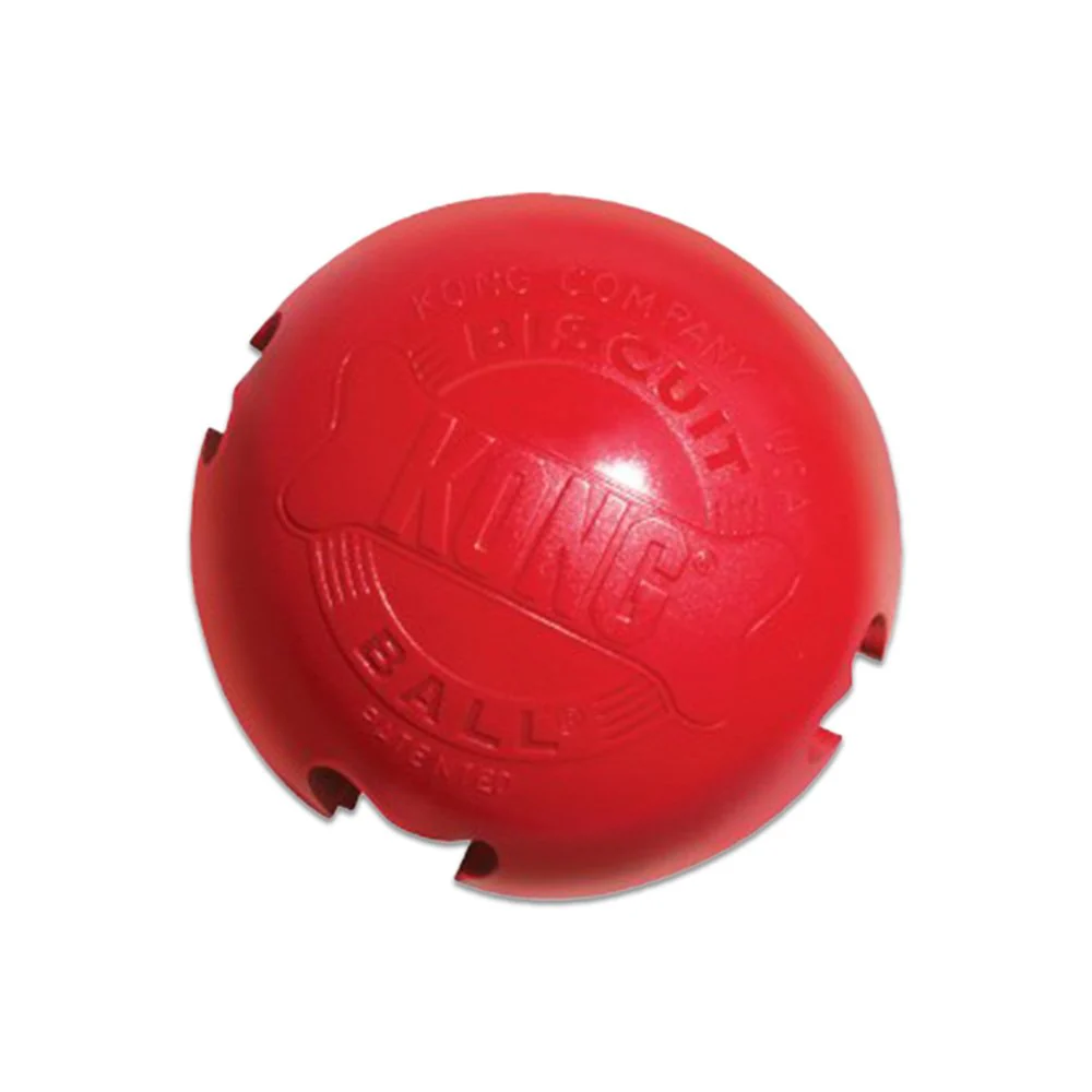 KONG Ball Dog Toy Red Small - Image 2