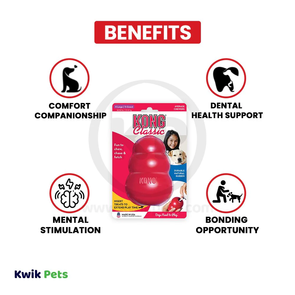 KONG Classic Dog Toy XL - Image 3
