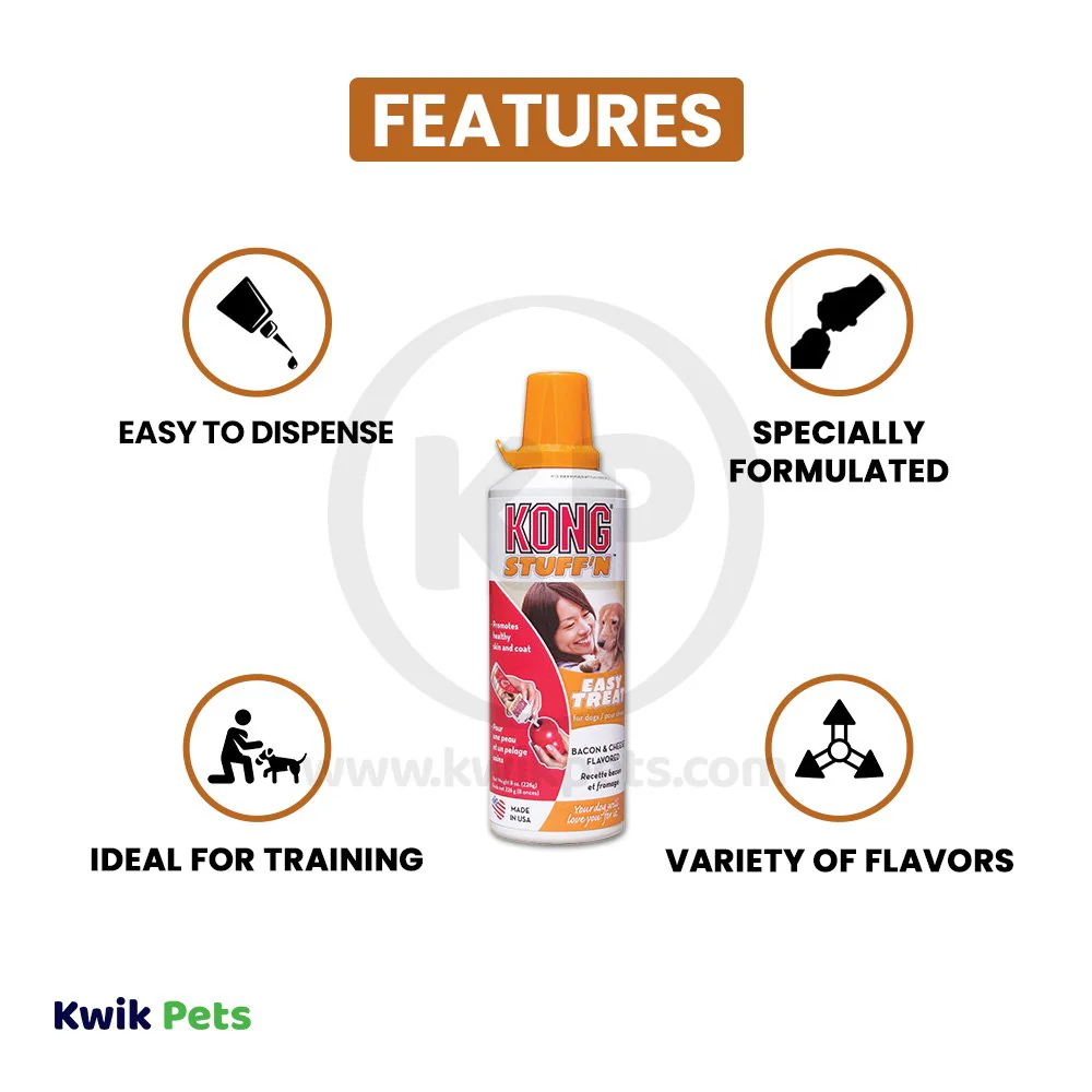 KONG Easy Dog Treat Bacon & Cheese 8-oz - Image 3