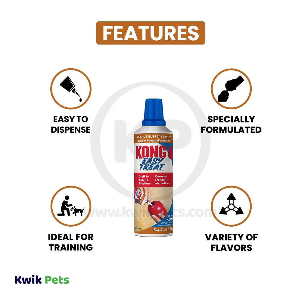 KONG Easy Dog Treat Peanut Butter 8-oz - Image 3