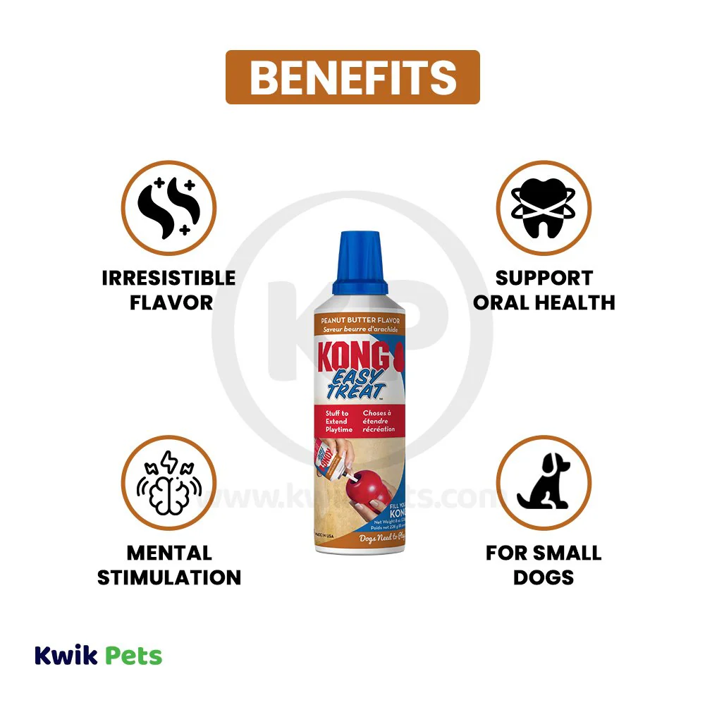 KONG Easy Dog Treat Peanut Butter 8-oz - Image 4