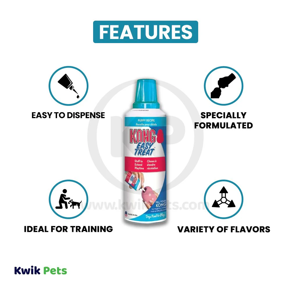KONG Easy Treats Paste Puppy Treats Chicken Liver 8-oz - Image 2