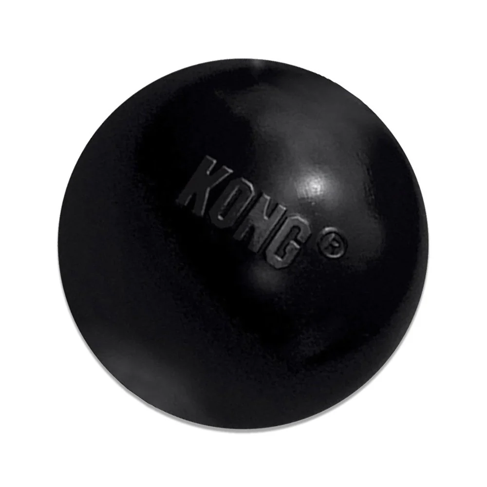KONG Extreme Ball Dog Toy Black Medium/Large - Image 4