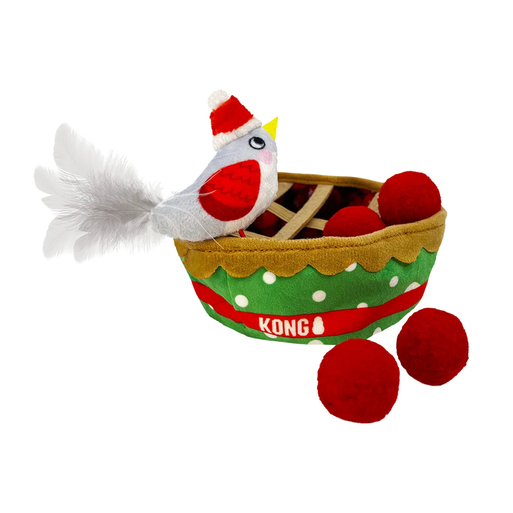 KONG Holiday Puzzlements Pie Cat Toy One Size - Image 4