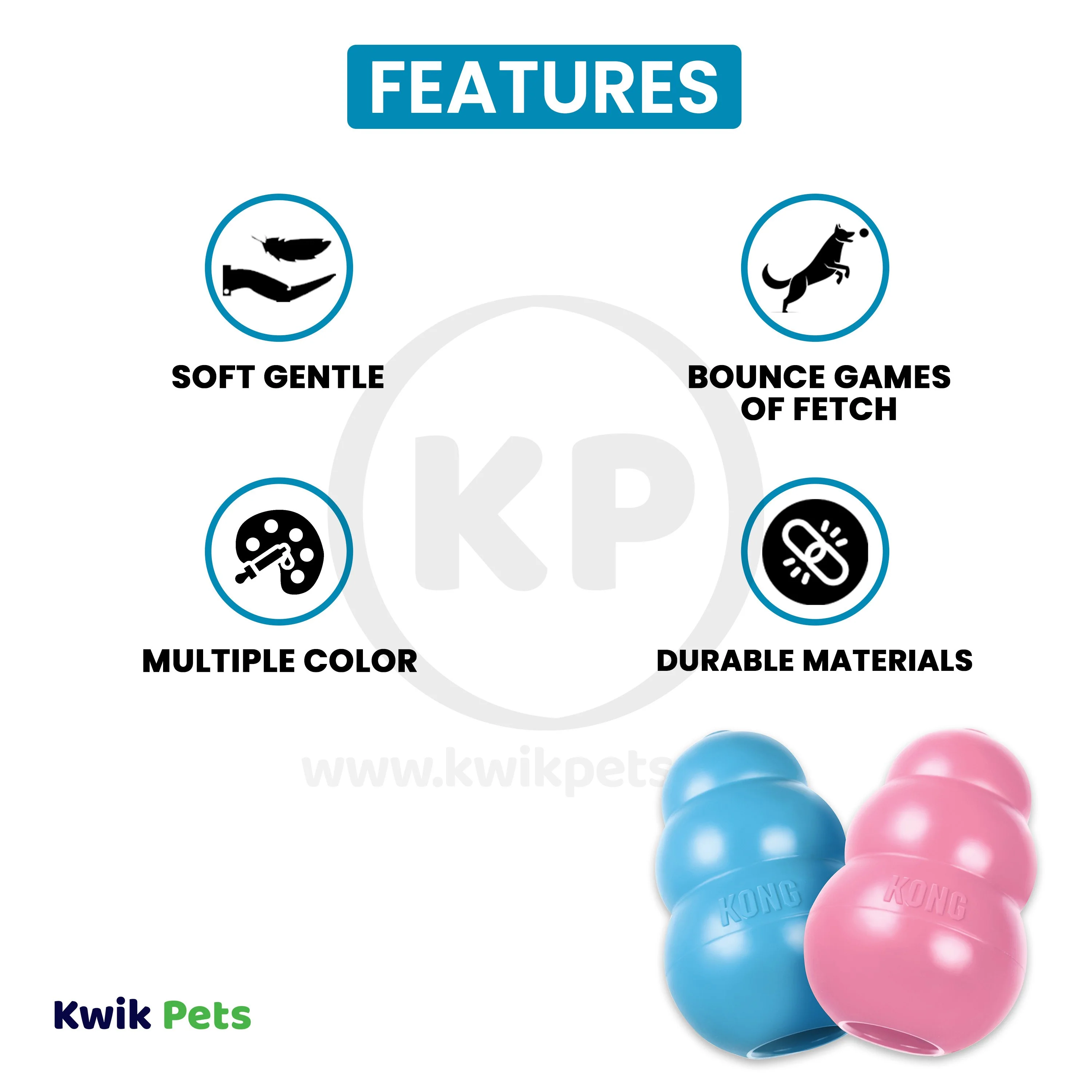KONG Puppy Toy Assorted Small - Image 2
