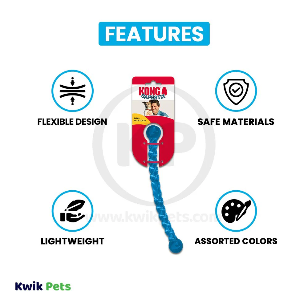 KONG Safestix Dog Toy Assorted Medium - Image 2