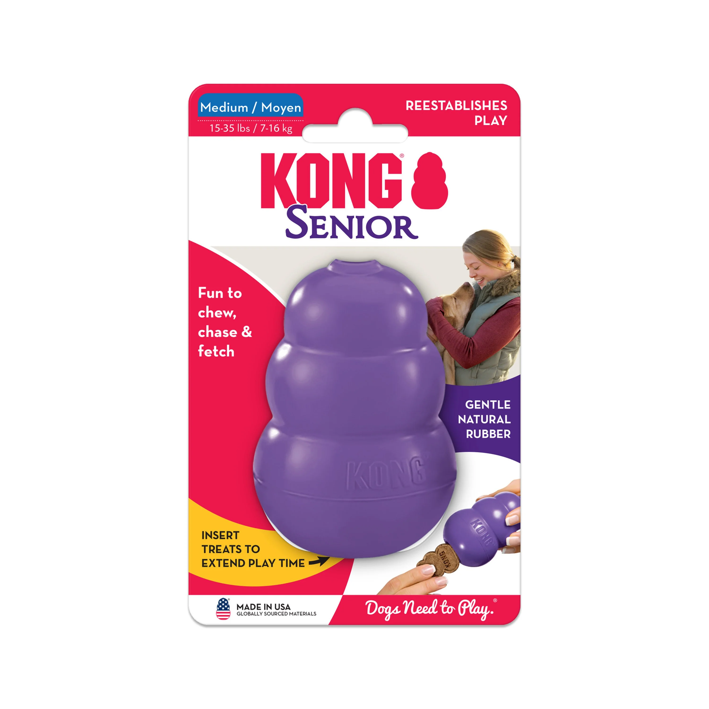 KONG Senior Dog Toy Medium