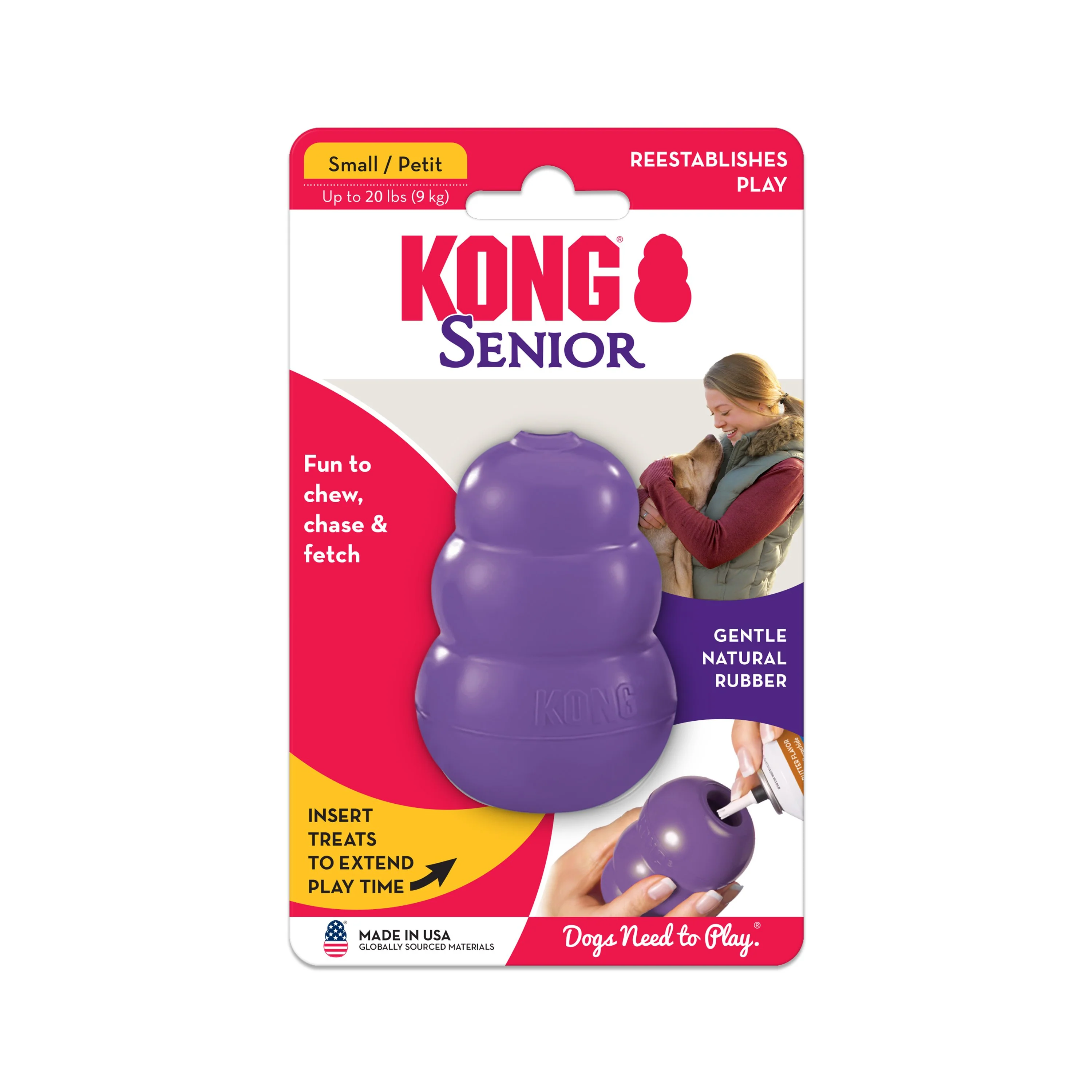 KONG Senior Dog Toy Small