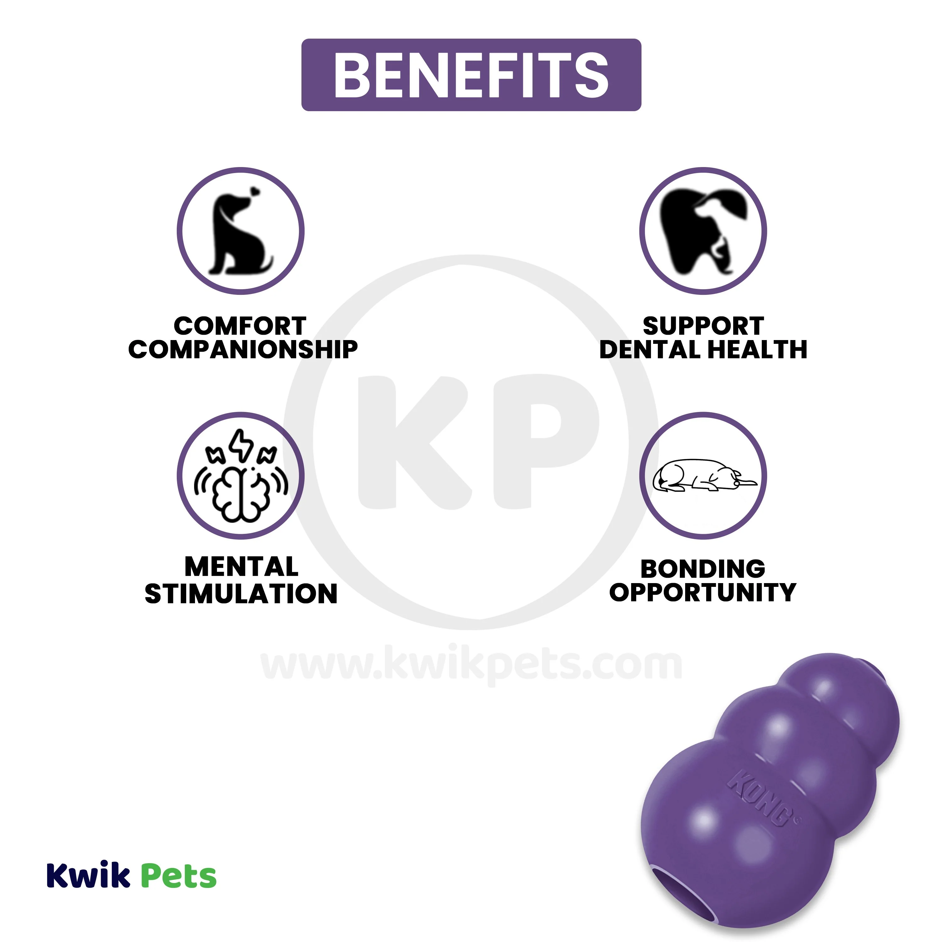 KONG Senior Dog Toy Small - Image 3