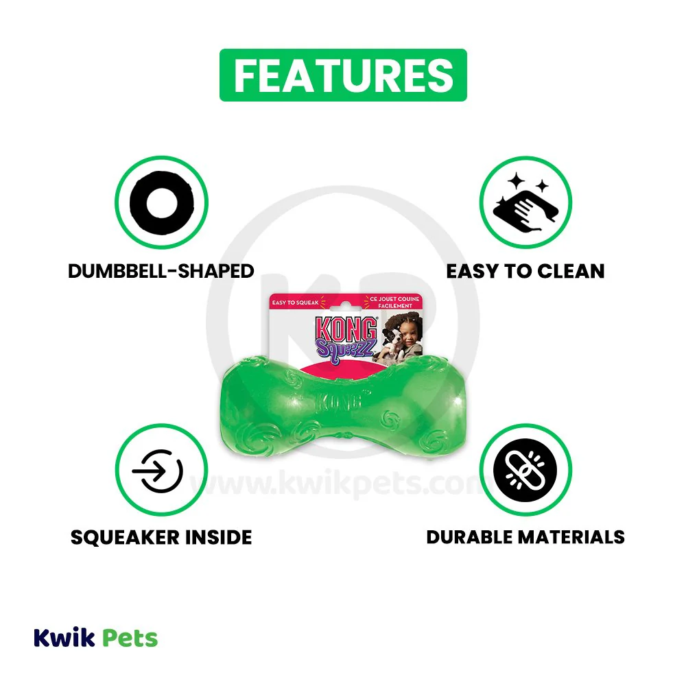 KONG Squeezz Ring Dog Toy Assorted Large - Image 2