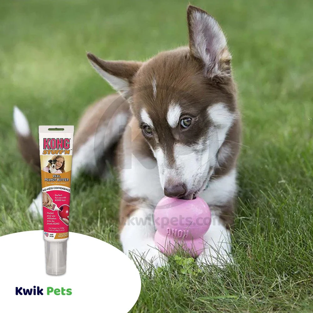 KONG Stuff'N Dog Treat Paste Tube Peanut Butter 5-oz - Image 5