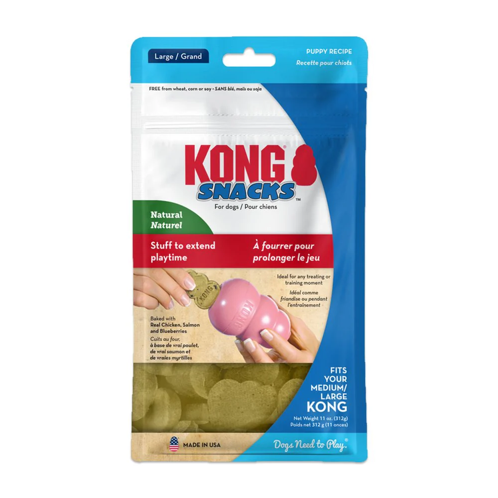 KONG Stuff'N Snacks Puppy Treats Chicken Liver Large 11-oz