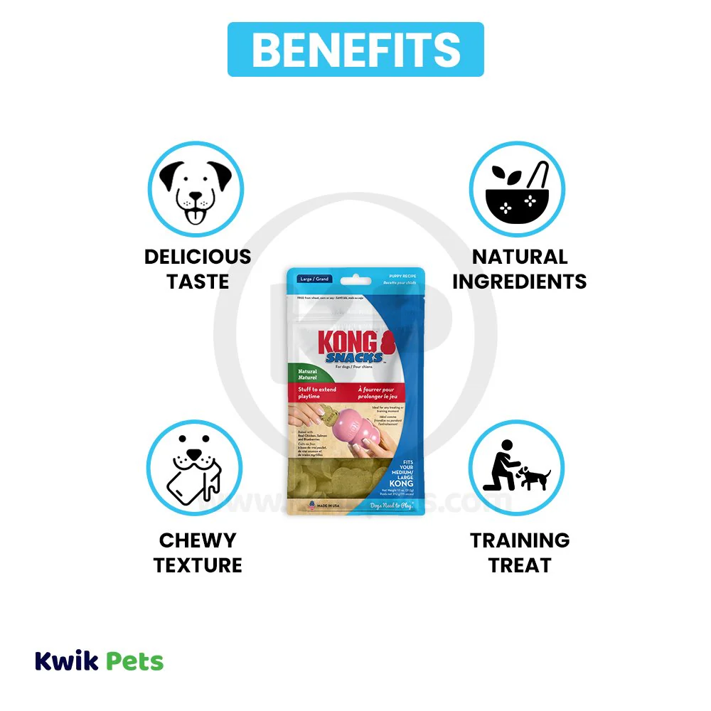 KONG Stuff'N Snacks Puppy Treats Chicken Liver Large 11-oz - Image 3