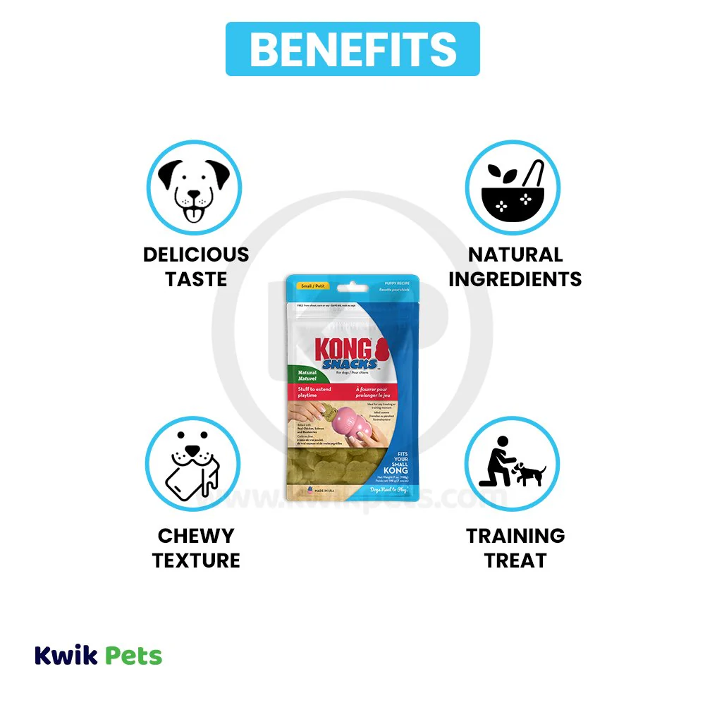 KONG Stuff'N Snacks Puppy Treats Chicken Liver Small 7-oz - Image 3