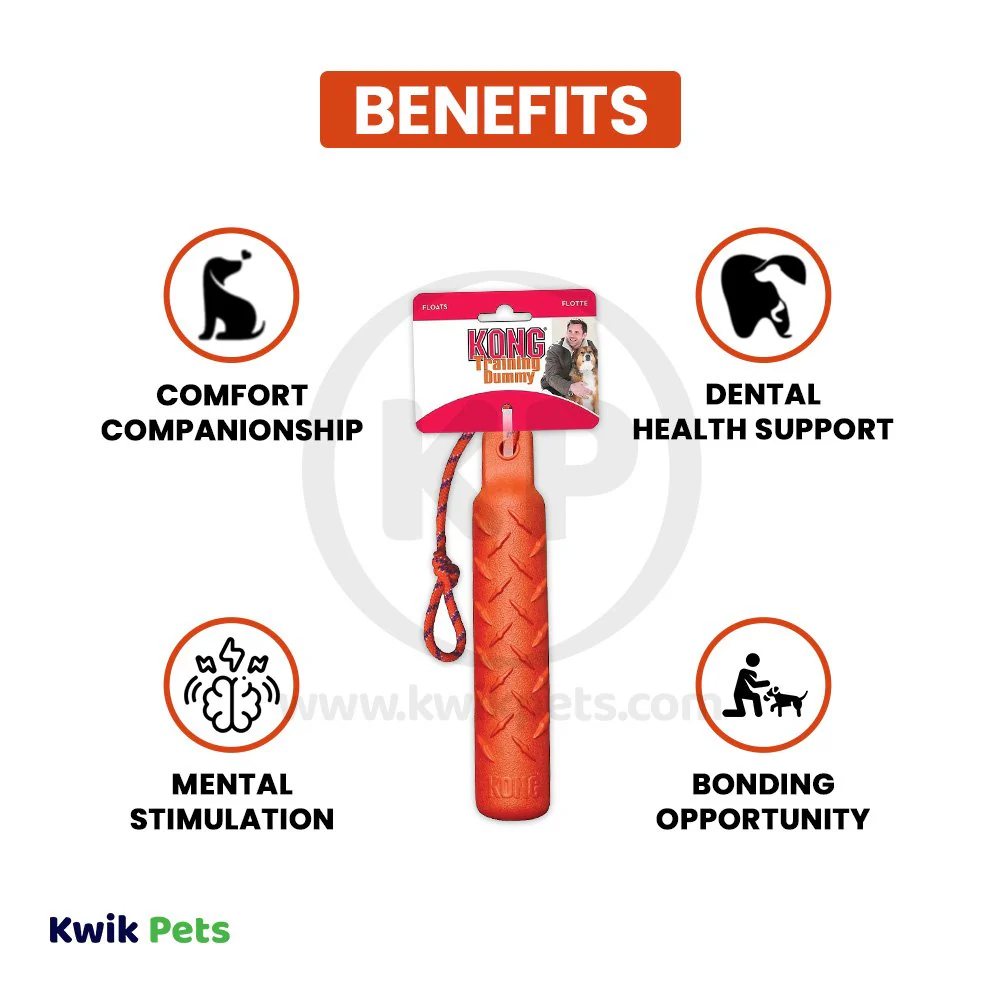 KONG Training Dummy Dog Toy Orange Large - Image 3