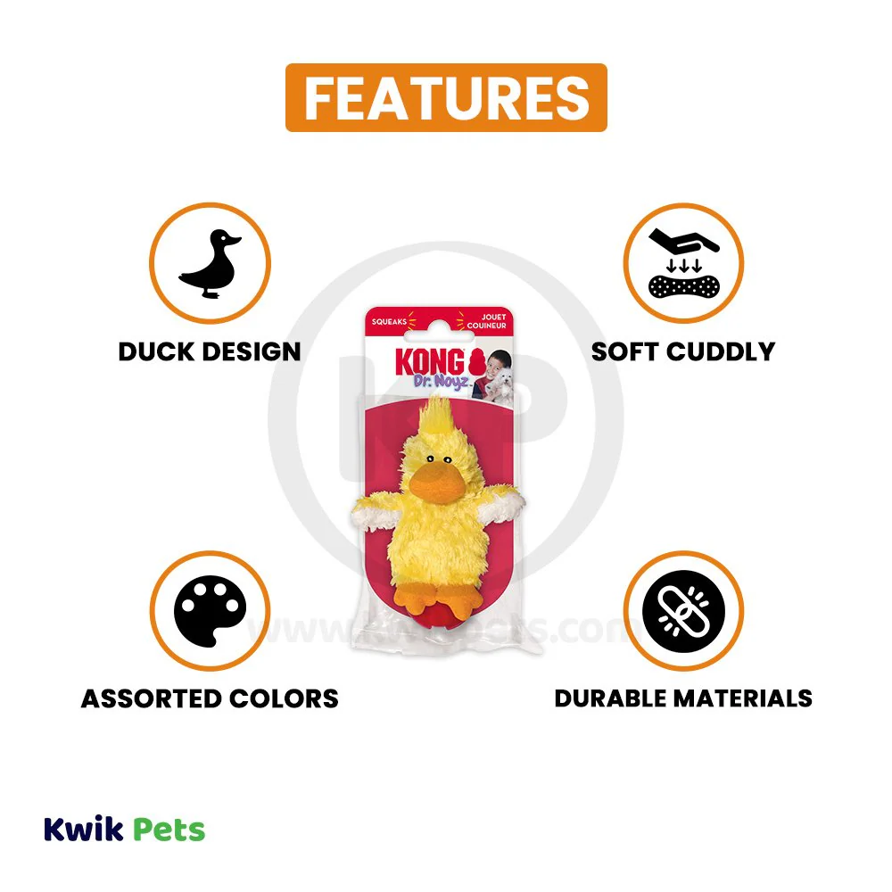 KONG Plush Dog Toy Duck Small - Image 2