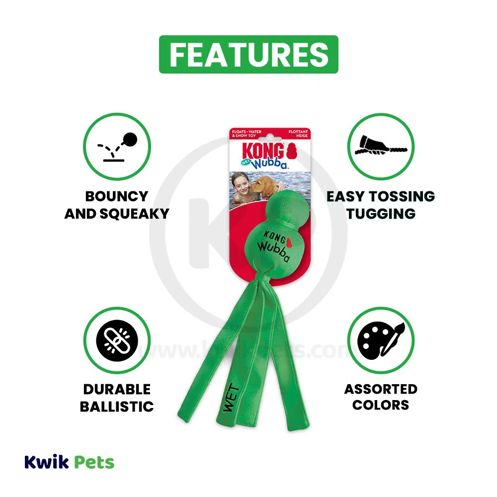KONG Water Wubba Dog Toy Assorted XL - Image 3