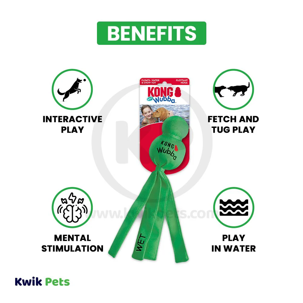 KONG Water Wubba Dog Toy Assorted XL - Image 4