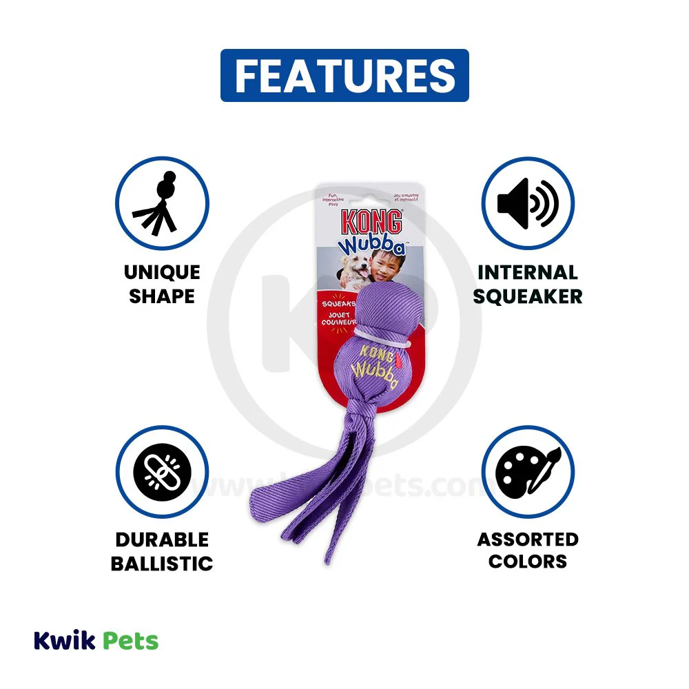 KONG Wubba Dog Toy Assorted Large - Image 2