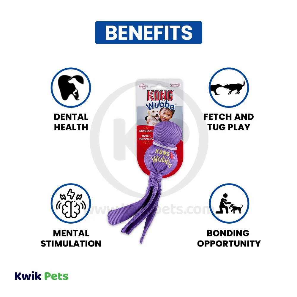 KONG Wubba Dog Toy Assorted Large - Image 3