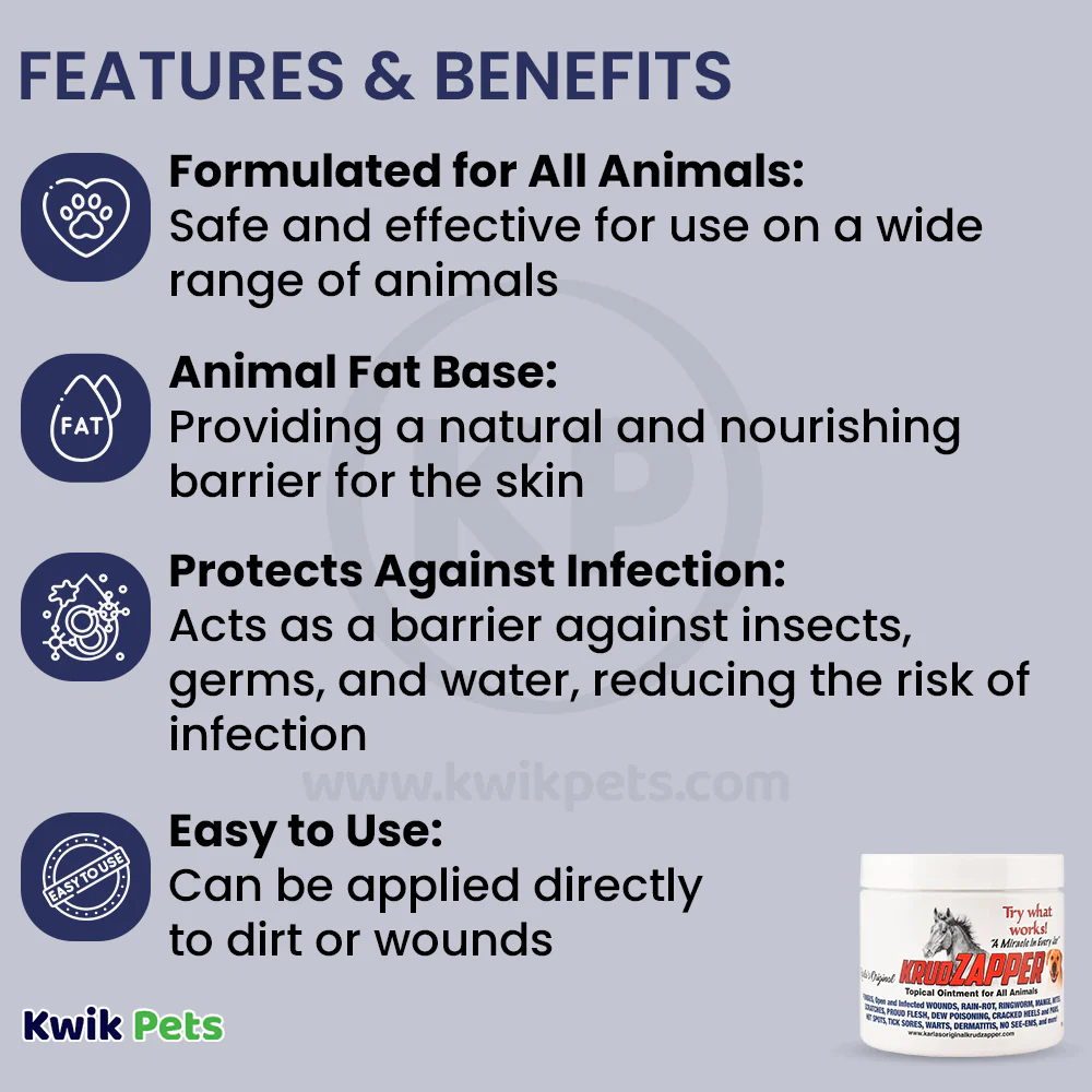 KRUDZapper Topical Ointment for All Animals 16-oz - Image 2