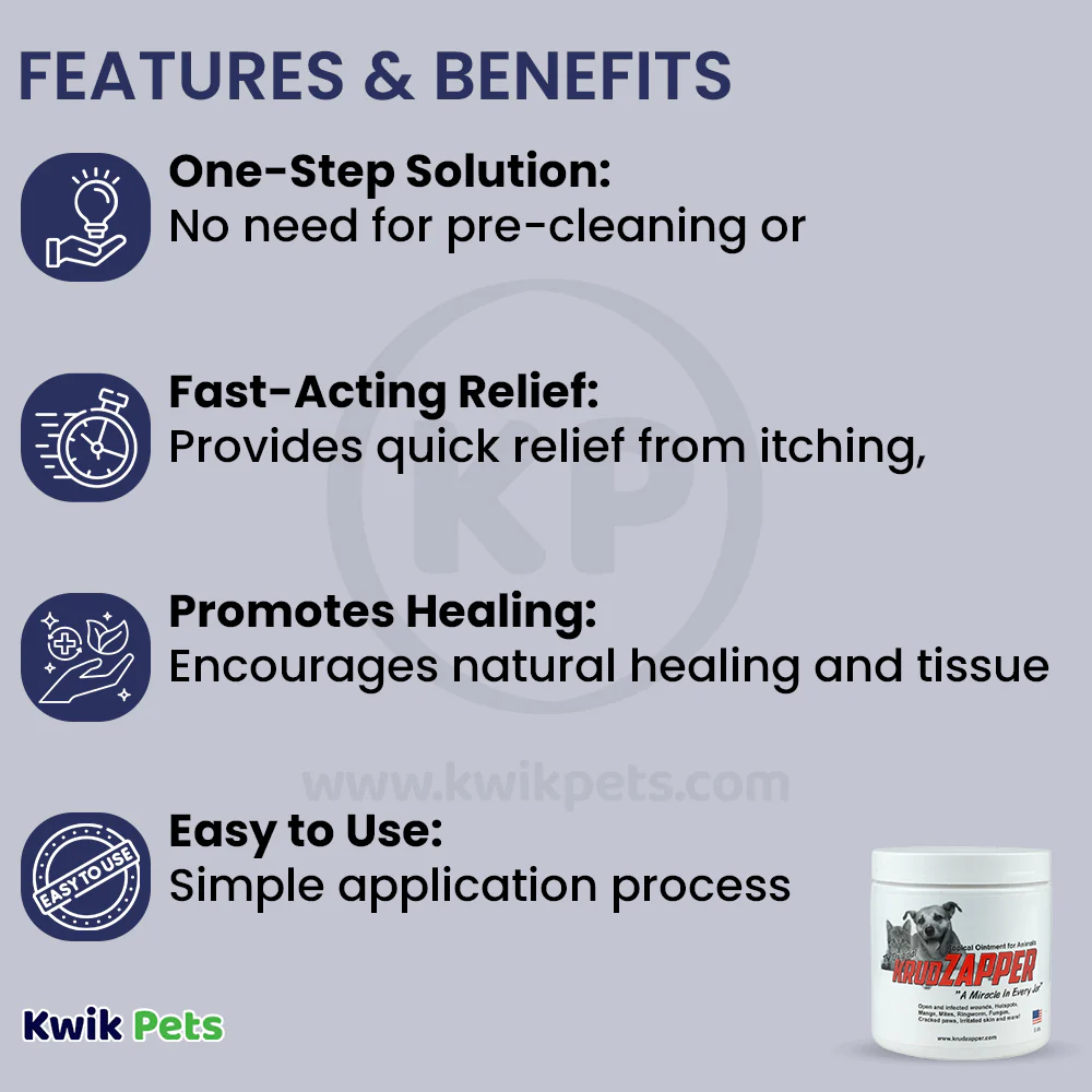 KRUDZapper Topical Ointment for All Animals 8-oz - Image 2
