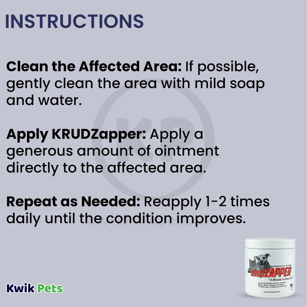 KRUDZapper Topical Ointment for All Animals 8-oz - Image 4