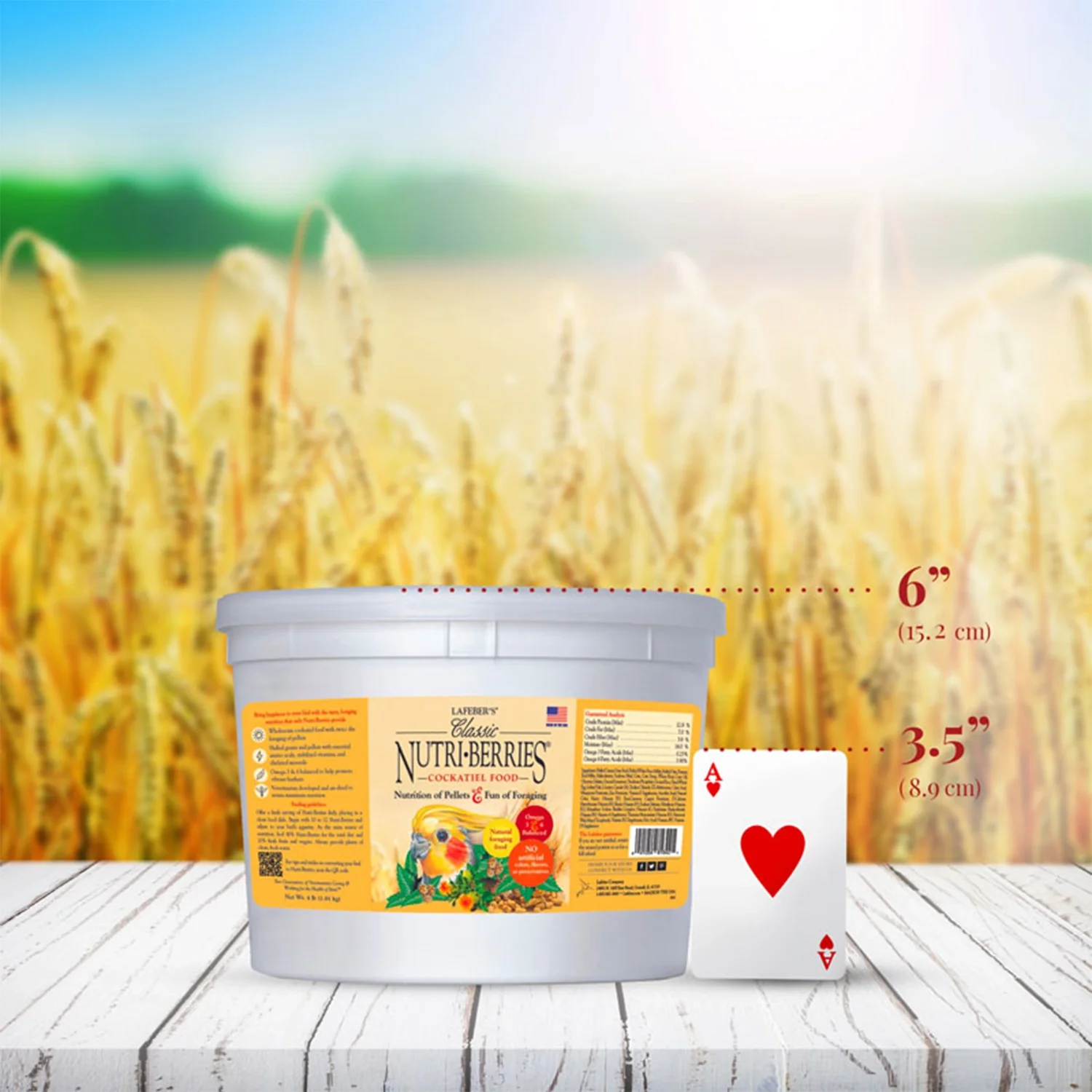 Lafeber Classic Nutri-Berries Cockatiel Bird Food 4-lb - Image 9