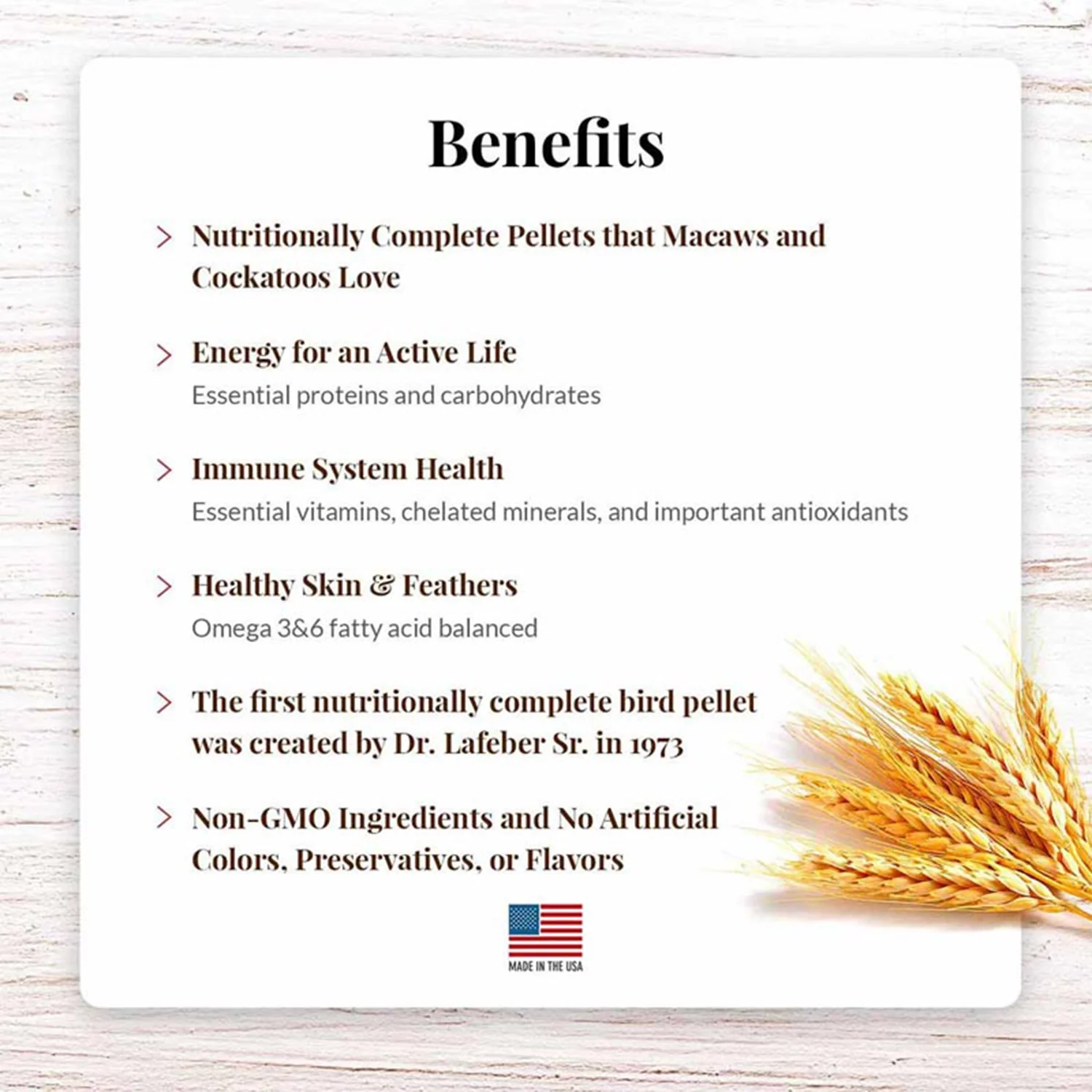 Lafeber Premium Daily Pellets Macaw & Cockatoo Bird Food 5-lb - Image 3