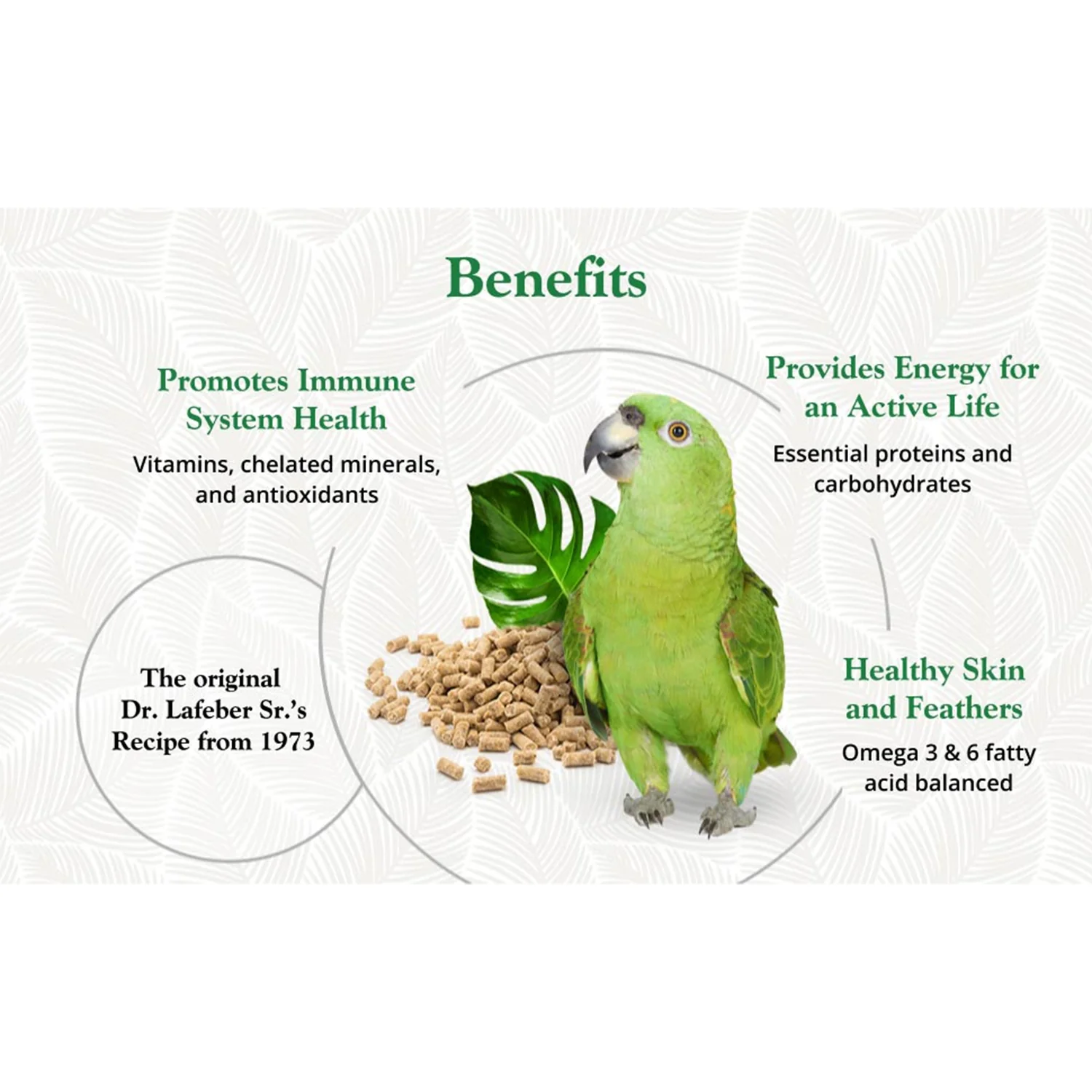 Lafeber Premium Daily Pellets Parrot Bird Food 5-lb - Image 2