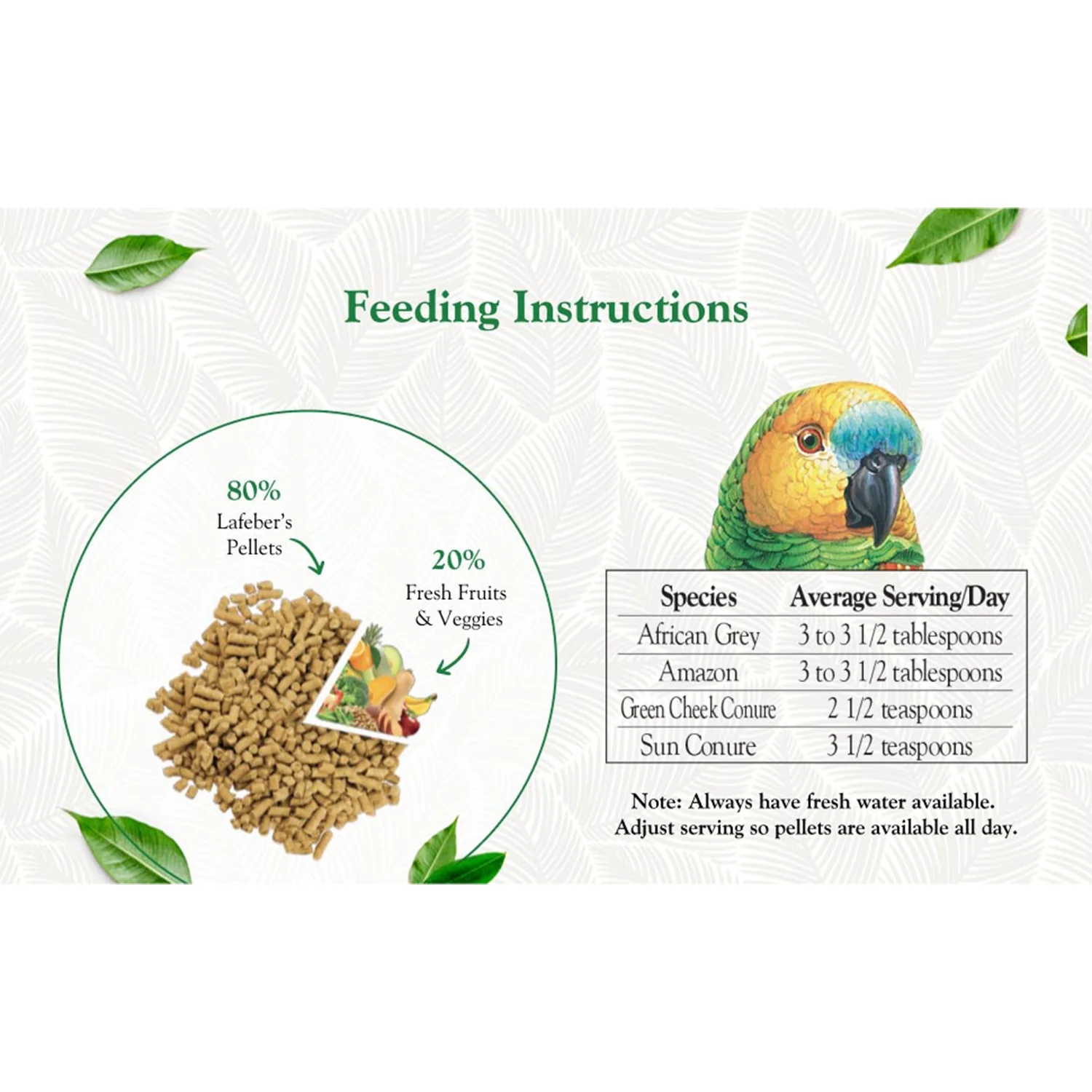 Lafeber Premium Daily Pellets Parrot Bird Food 5-lb - Image 8