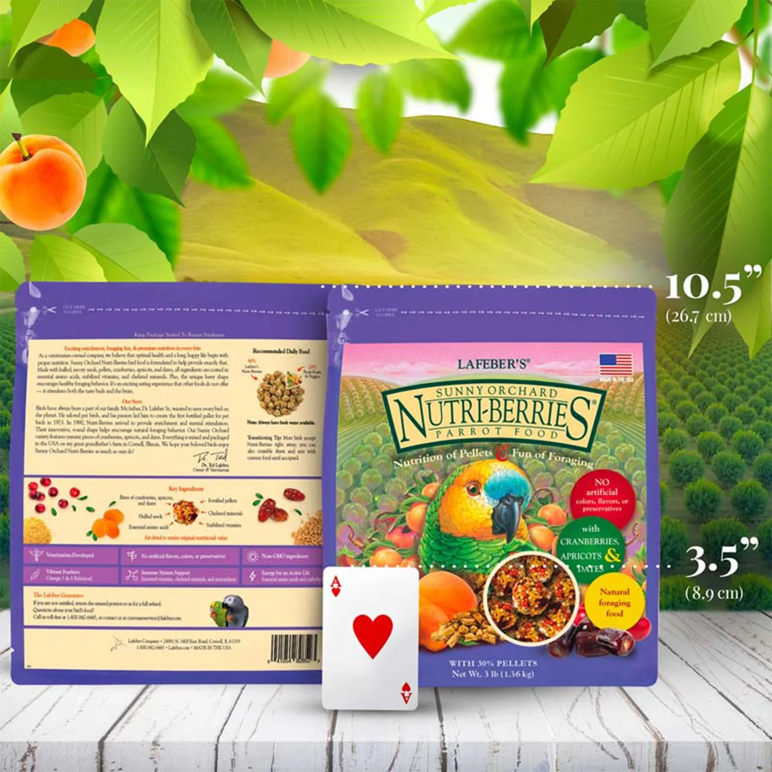 Lafeber Sunny Orchard Nutri-Berries Parrot Bird Food 3-lb - Image 11