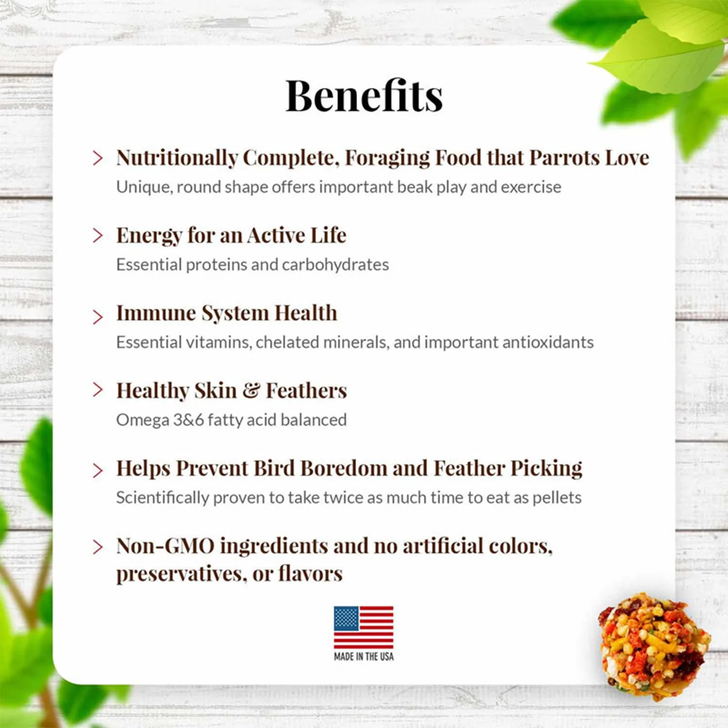 Lafeber Sunny Orchard Nutri-Berries Parrot Bird Food 3-lb - Image 4