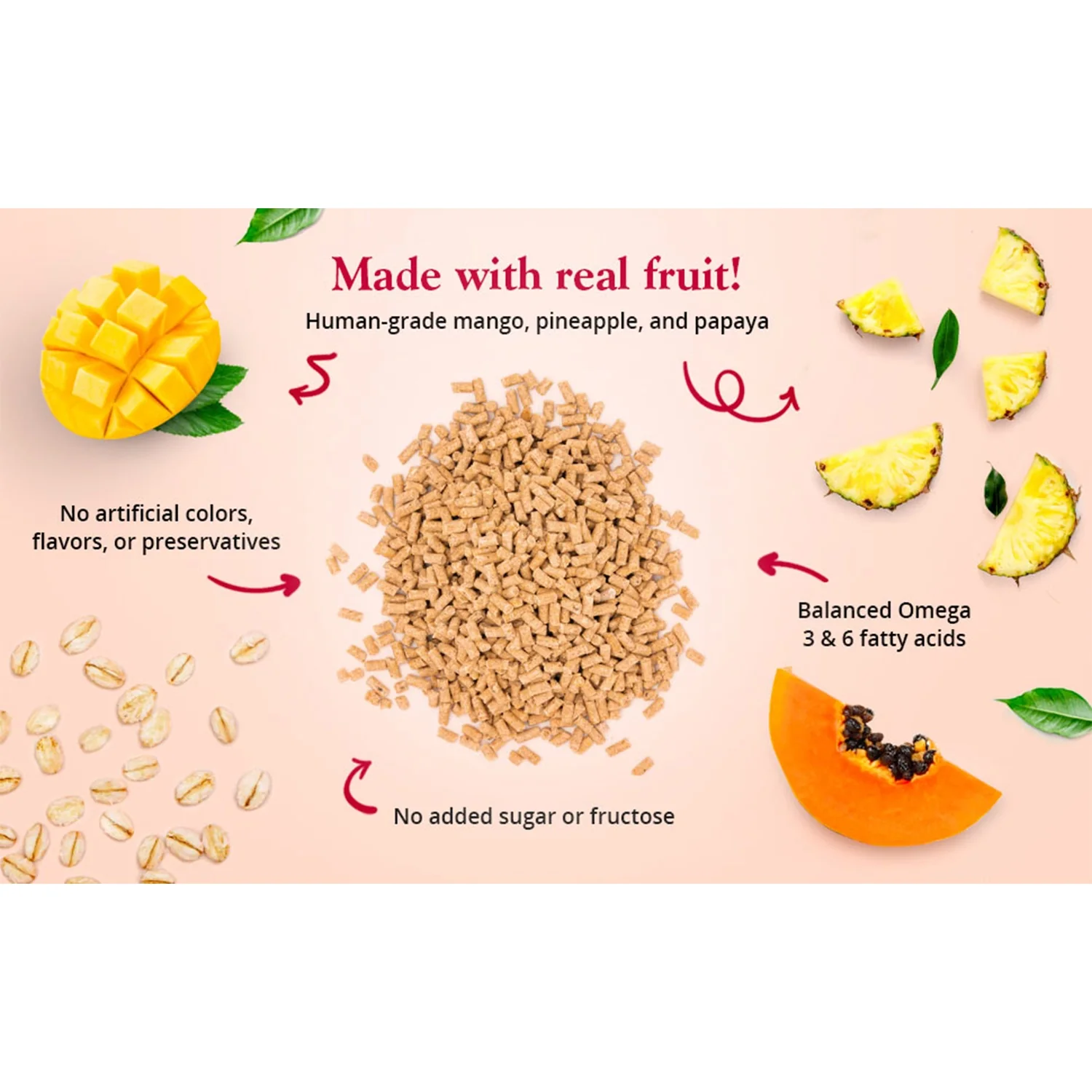 Lafeber Tropical Fruit Gourmet Pellets Conure Bird Food 4-lb - Image 6