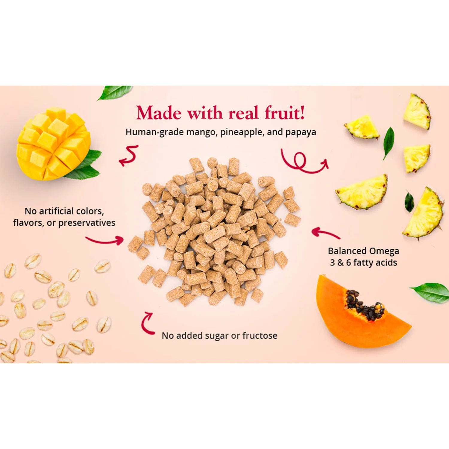 Lafeber Tropical Fruit Gourmet Pellets Macaw & Cockatoo Bird Food 4-lb - Image 6