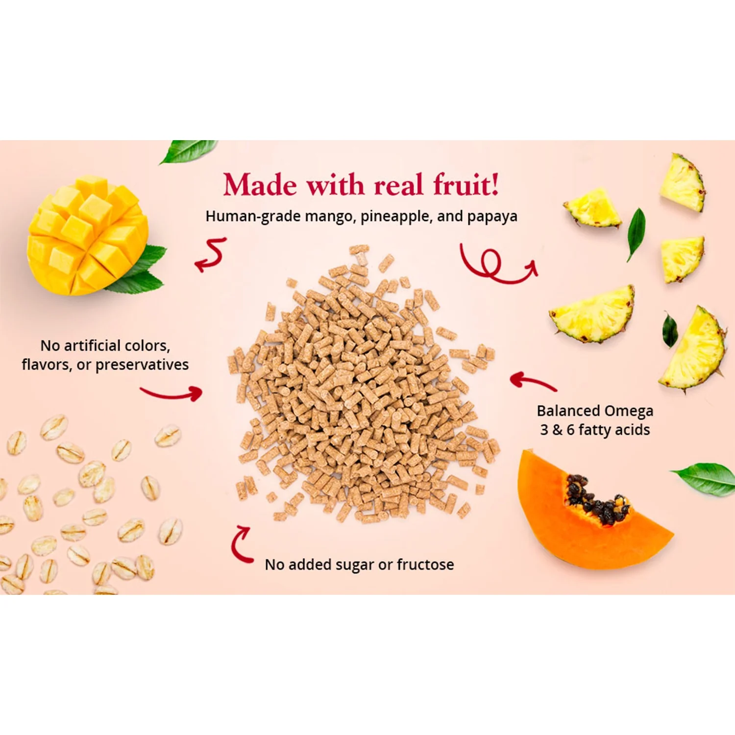 Lafeber Tropical Fruit Gourmet Pellets Parrot Bird Food 4-lb - Image 6