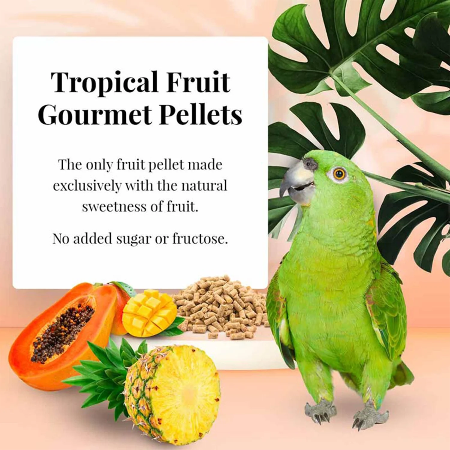 Lafeber Tropical Fruit Gourmet Pellets Parrot Bird Food 4-lb - Image 8