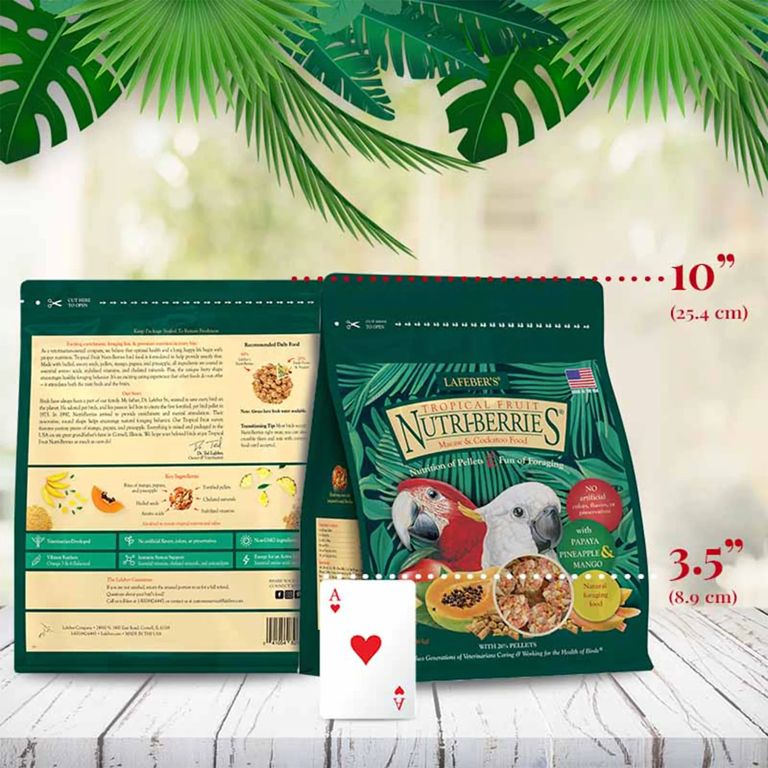 Lafeber Tropical Fruit Nutri-Berries Macaw & Cockatoo Bird Food 3-lb - Image 11
