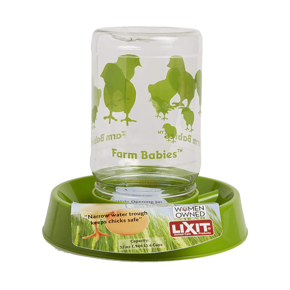 Lixit Farm Babies Chick Feeder 32-oz