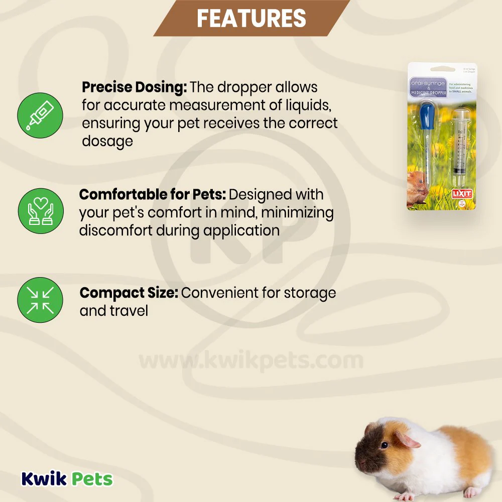 Lixit Dropper & Syringe Combo for Baby Animals - Image 2