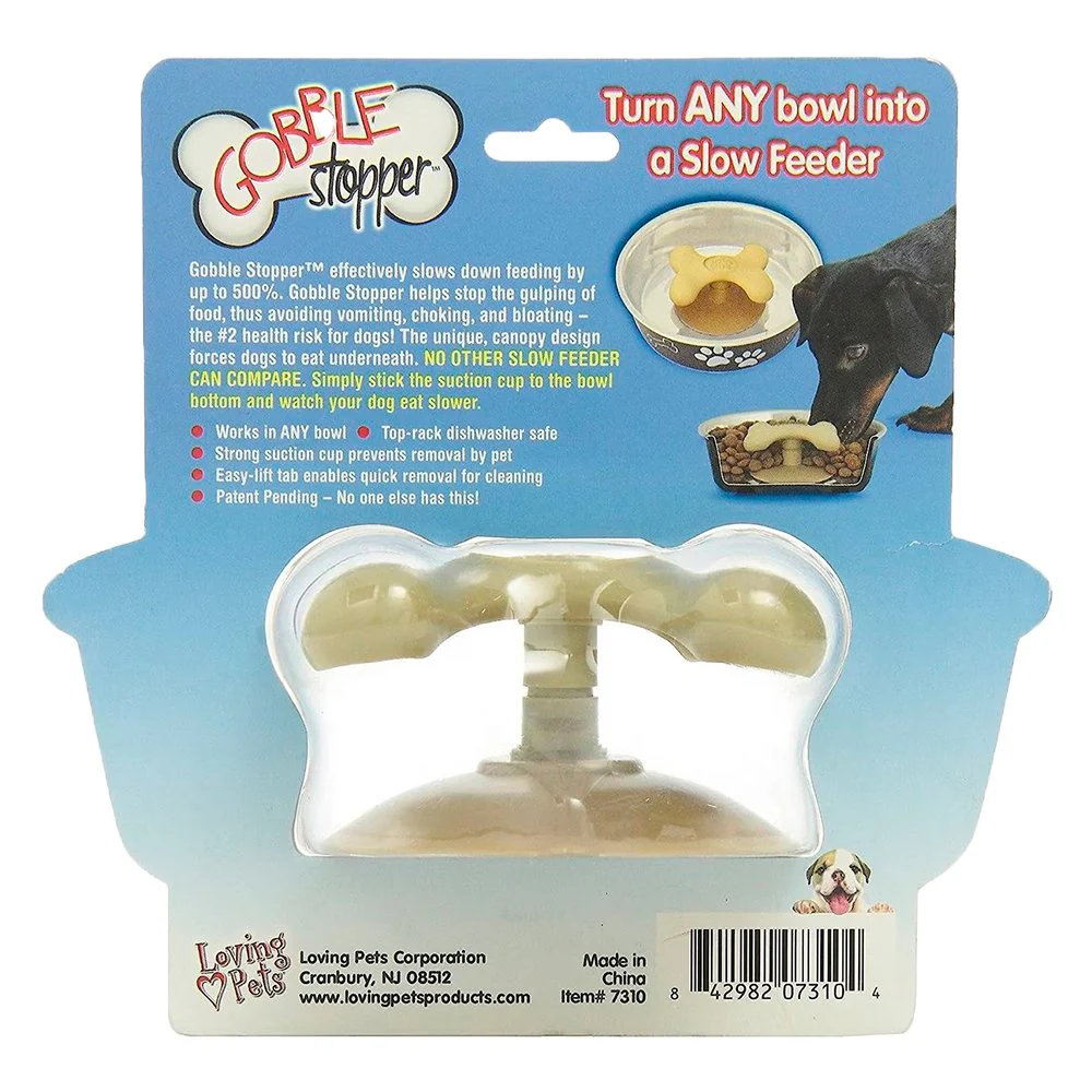 Loving Pets Gobblestopper Slow Feeder for Dogs Medium 6-8-in - Image 2