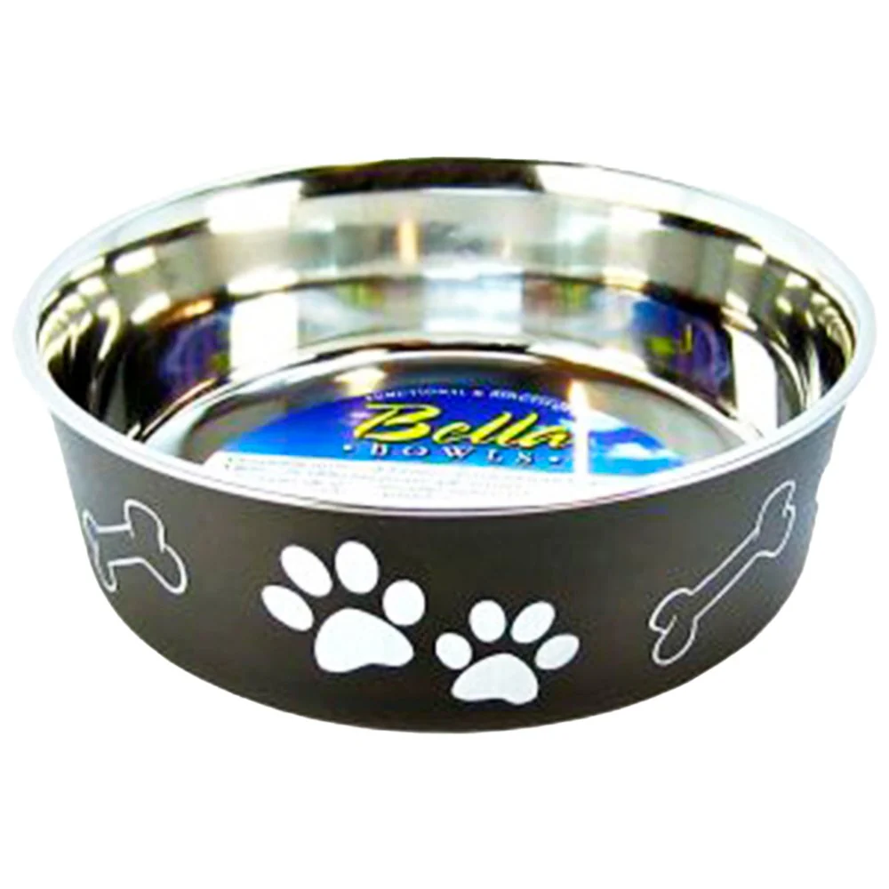 Loving Pets Classic Dog Bowl Espresso Medium - Image 4