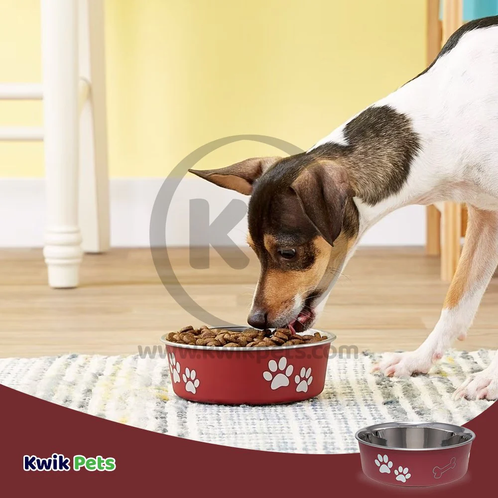 Loving Pets Classic Dog Bowl Merlot Large - Image 5