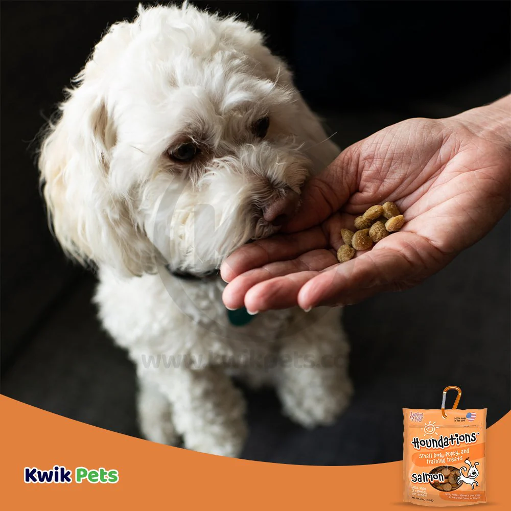 Loving Pets Houndations Small Dog & Puppy Training Treats Salmon 4-oz - Image 6