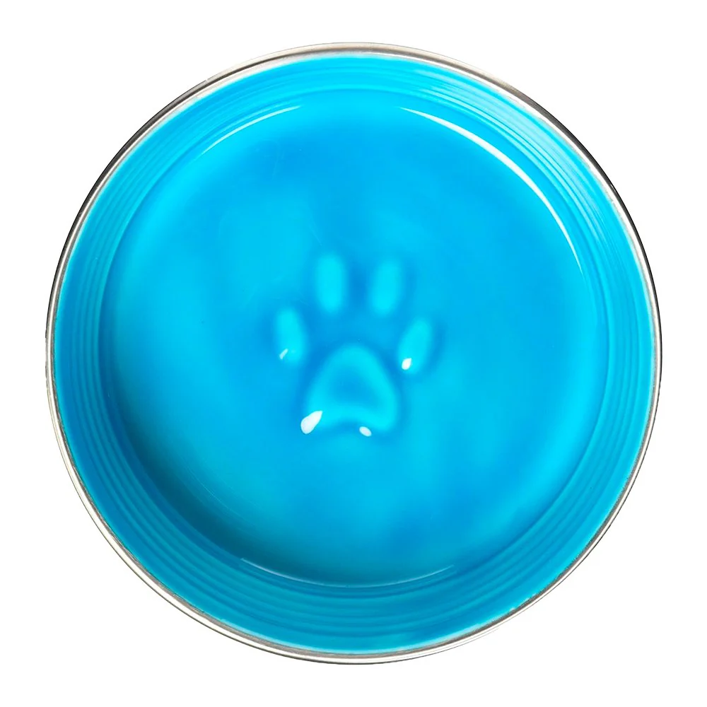 Loving Pets Le Bol Dog Bowl Seine Blue Medium - Image 3