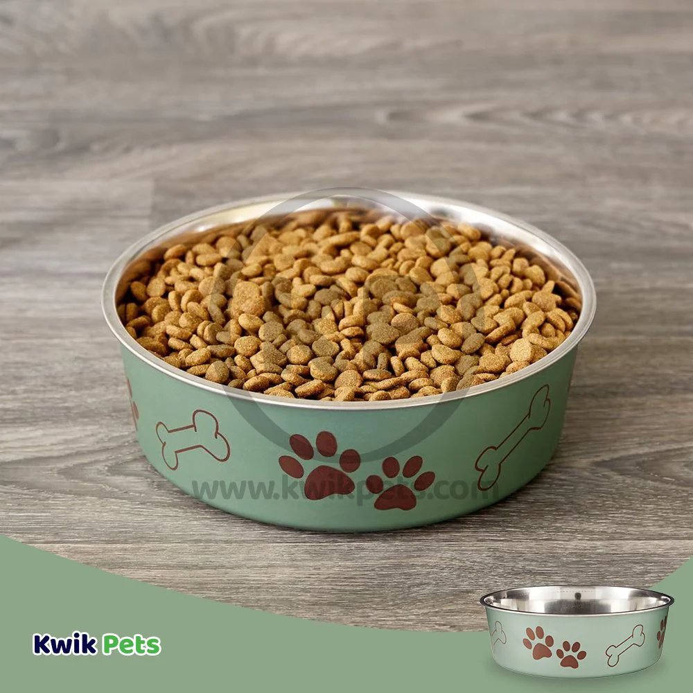 Loving Pets Metallic Dog Bowl Artichoke Large - Image 5