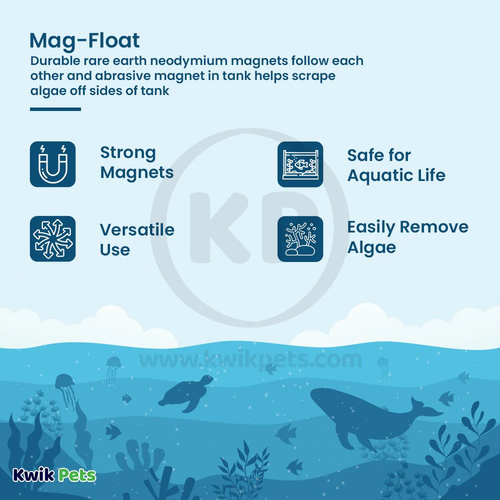 Mag-Float Floating Aquarium Acrylic Cleaner Large - Image 3