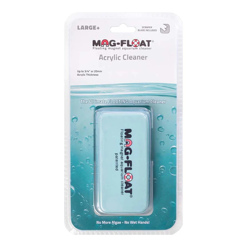 Mag-Float Floating Magnet Acrylic Aquarium Cleaner Large+