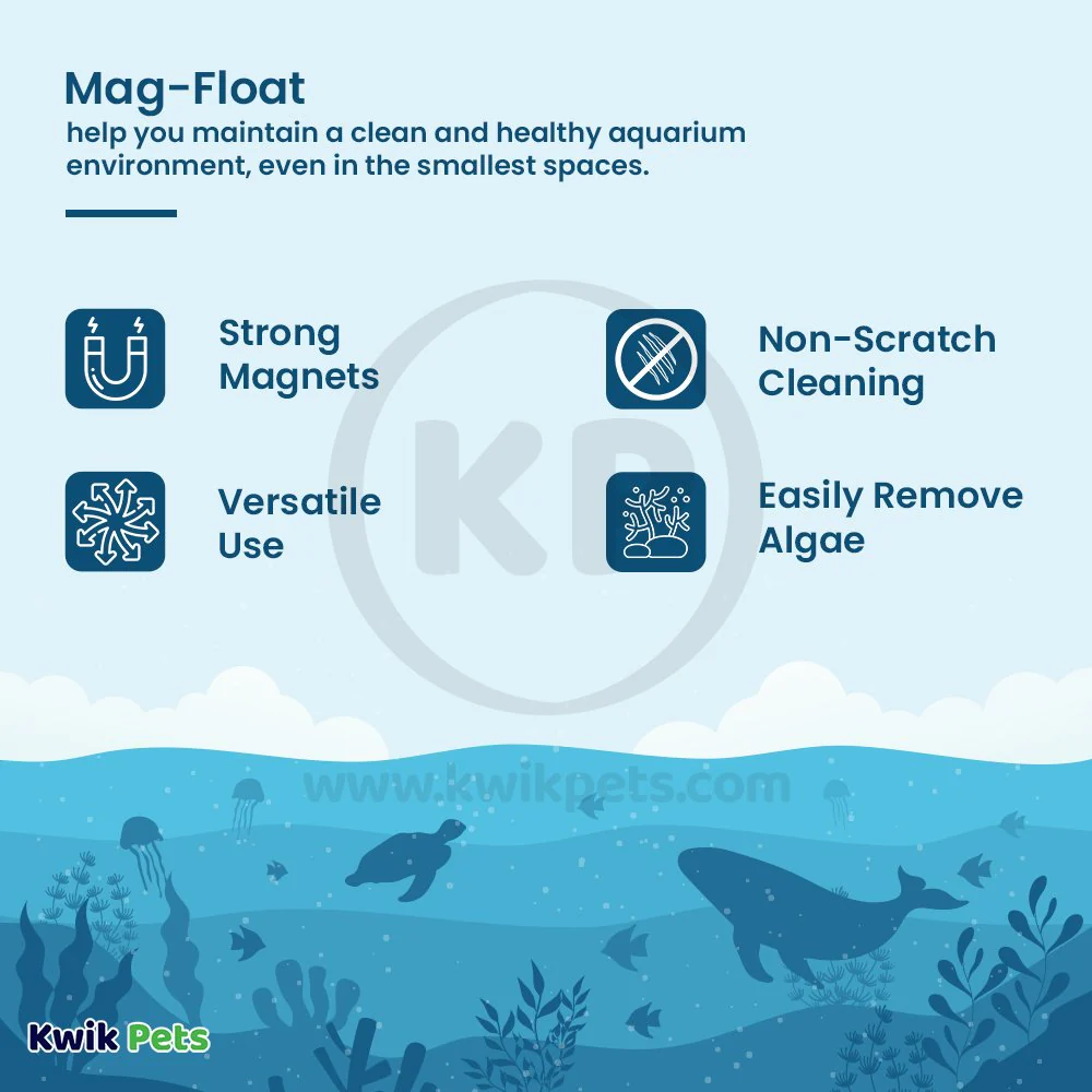 Mag-Float Floating Magnet Glass Aquarium Cleaner Nano - Image 3