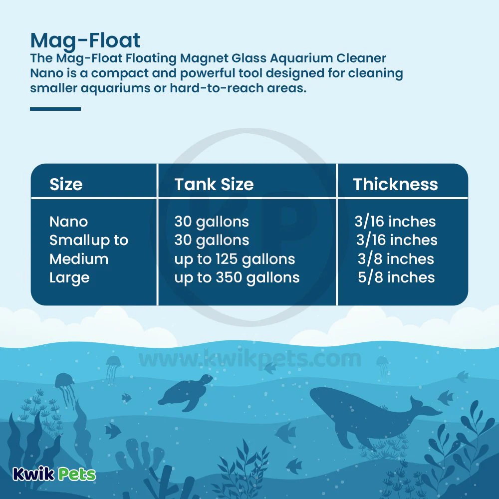 Mag-Float Floating Magnet Glass Aquarium Cleaner Nano - Image 6